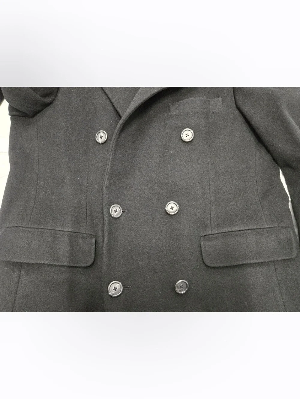 BURBERRY MENS LONG 100% Lambswool TRENCH COAT sz 40 AMAZING!